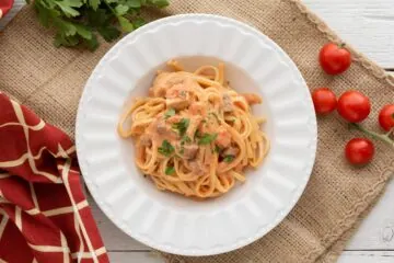 Ricetta Creamy Tomato Mushroom Pasta