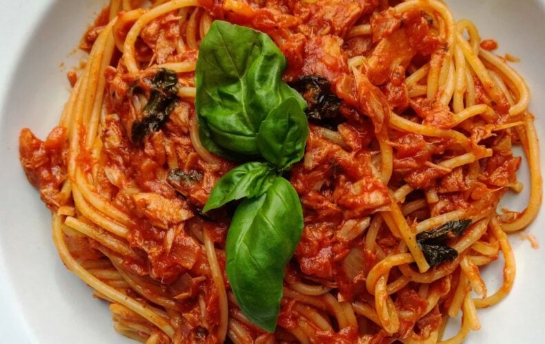 Spaghetti Bolognese with Tuna, The Authentic Italian Recipe