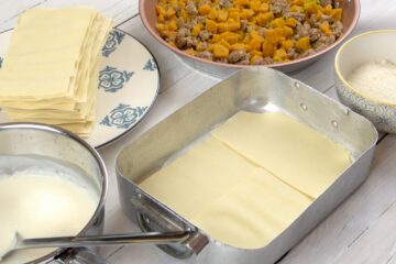 Ricetta Preparazione Lasagne Zucca E Salsiccia 8