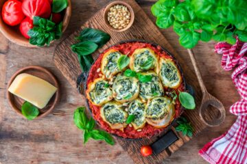 Ricetta Spinach and Ricotta Lasagna Rolls, The Authentic Italian Recipe