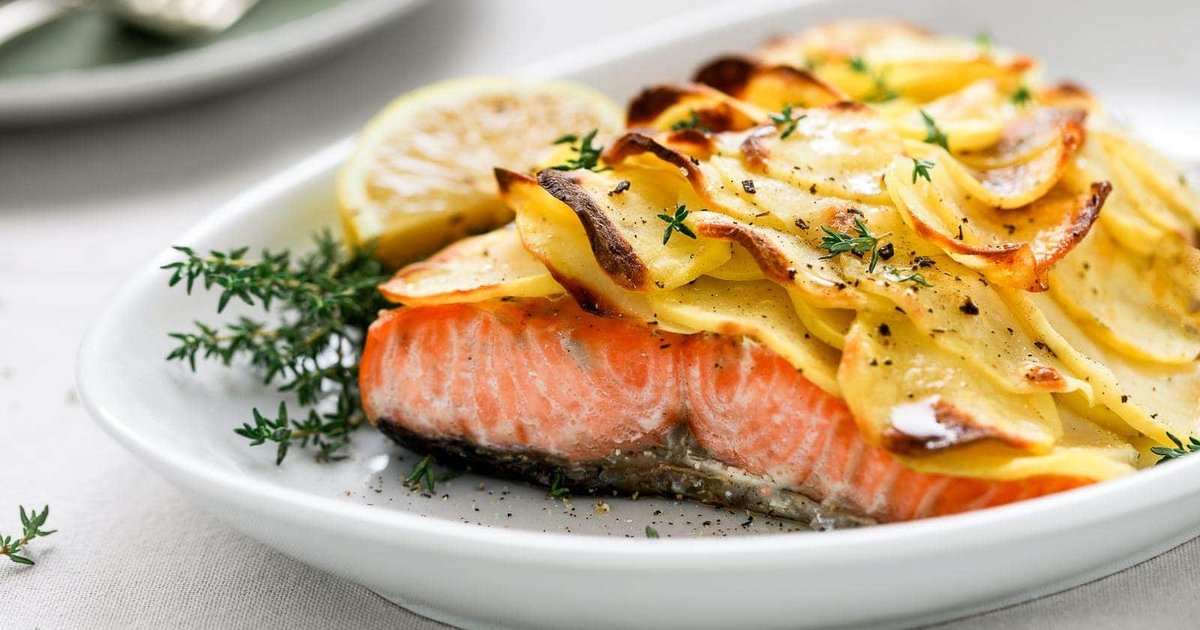 Recipe Potato Crusted Salmon - The Recipes Club