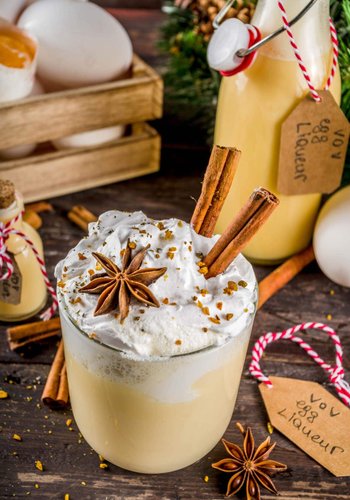 Recipe Bombardino, Italian Eggnog Drink