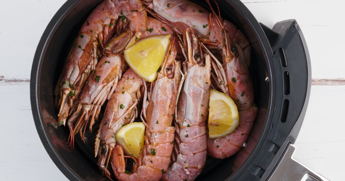 Recipe Air Fryer Spicy Garlic Prawns - The Recipes Club