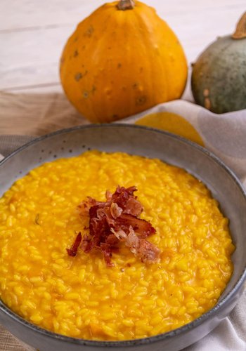 Recipe Pumpkin Risotto, the Authentic Italian Recipe