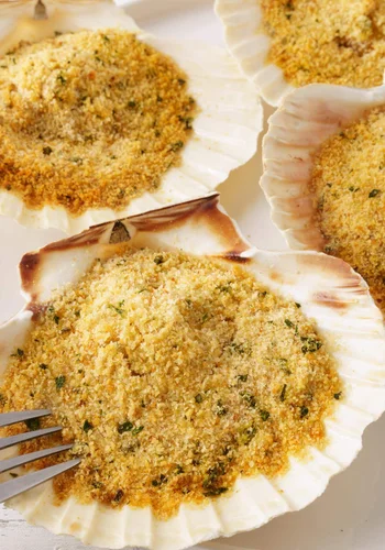 Recipe Scallop Gratin