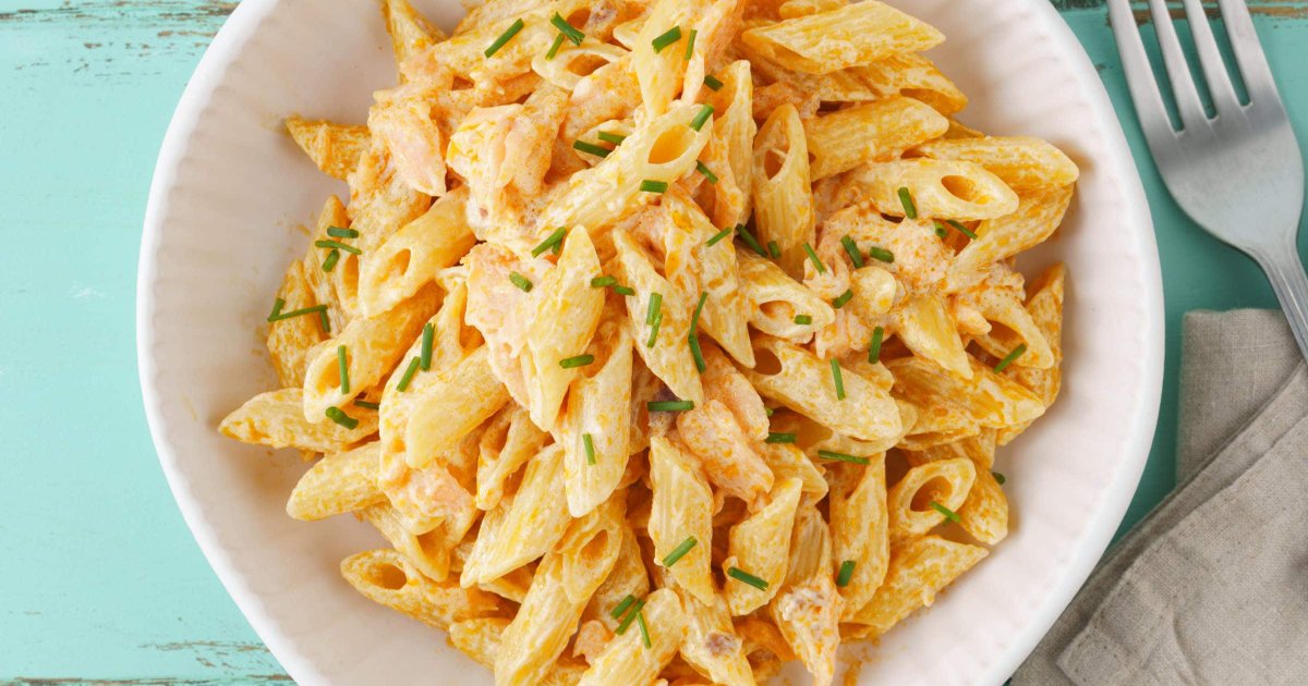 Recipe Creamy Salmon Pasta - The Recipes Club