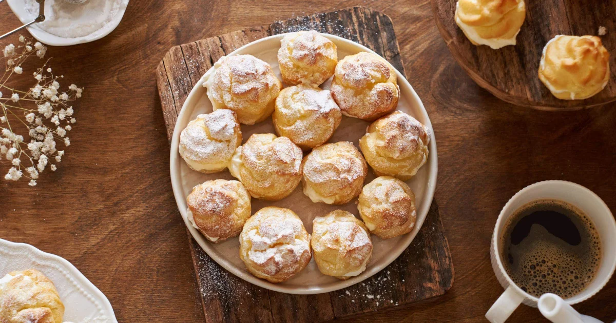Recipe Air Fryer Cream Puffs - The Recipes Club