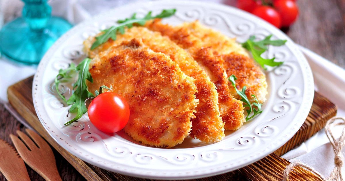 Recipe Crispy Baked Chicken Breast - The Recipes Club