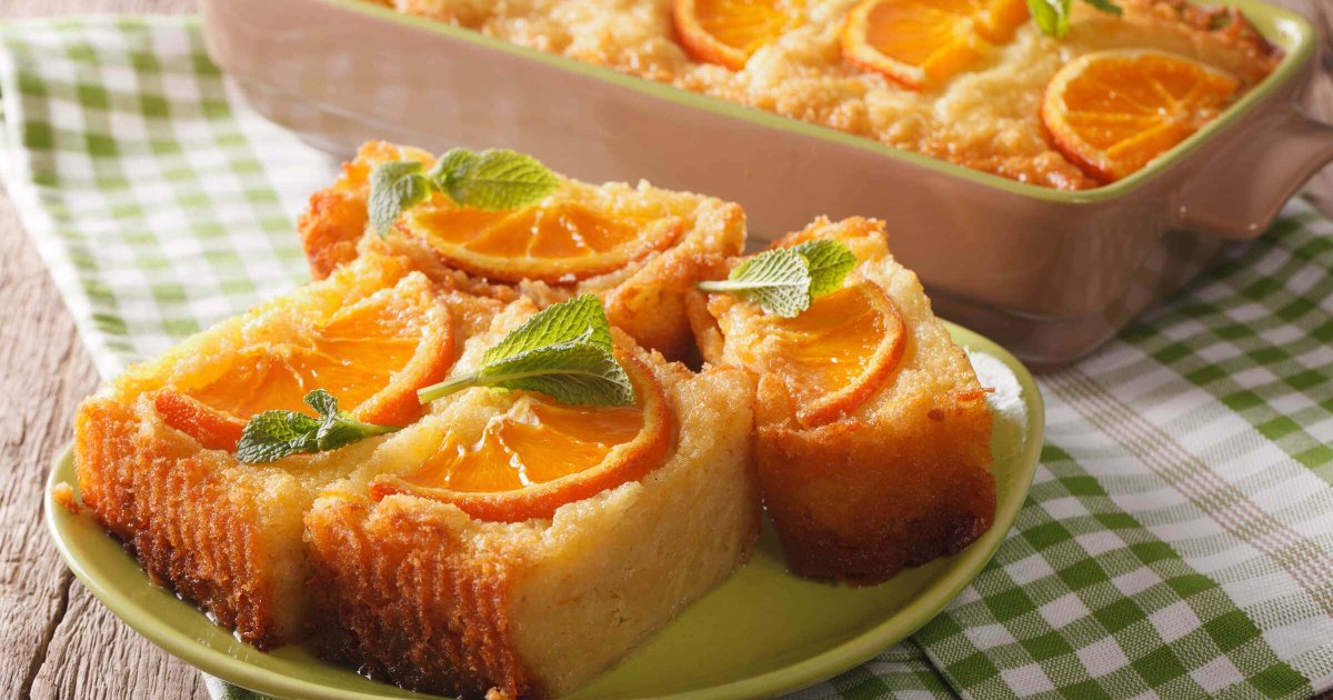 Recipe Greek Orange Phyllo Cake (Portokalopita) - The Recipes Club