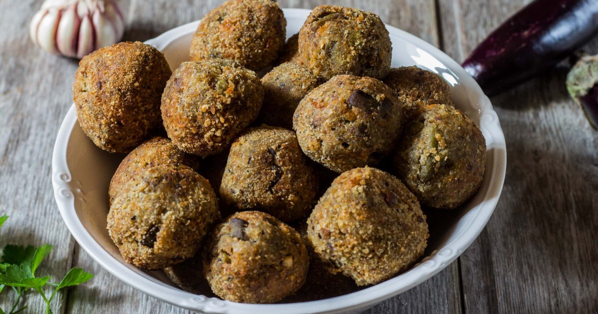 Recipe Lentil and Eggplant Meatballs - The Recipes Club