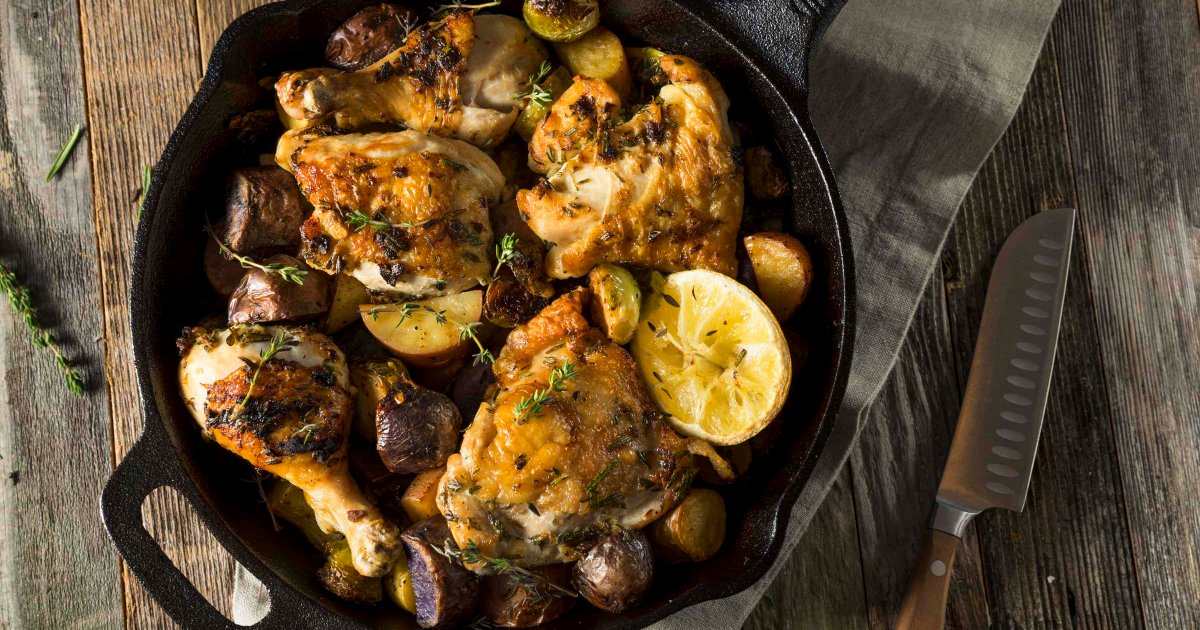 Recipe Skillet Chicken - The Recipes Club