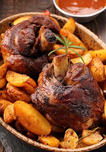 Recipe Roasted Pork Shank