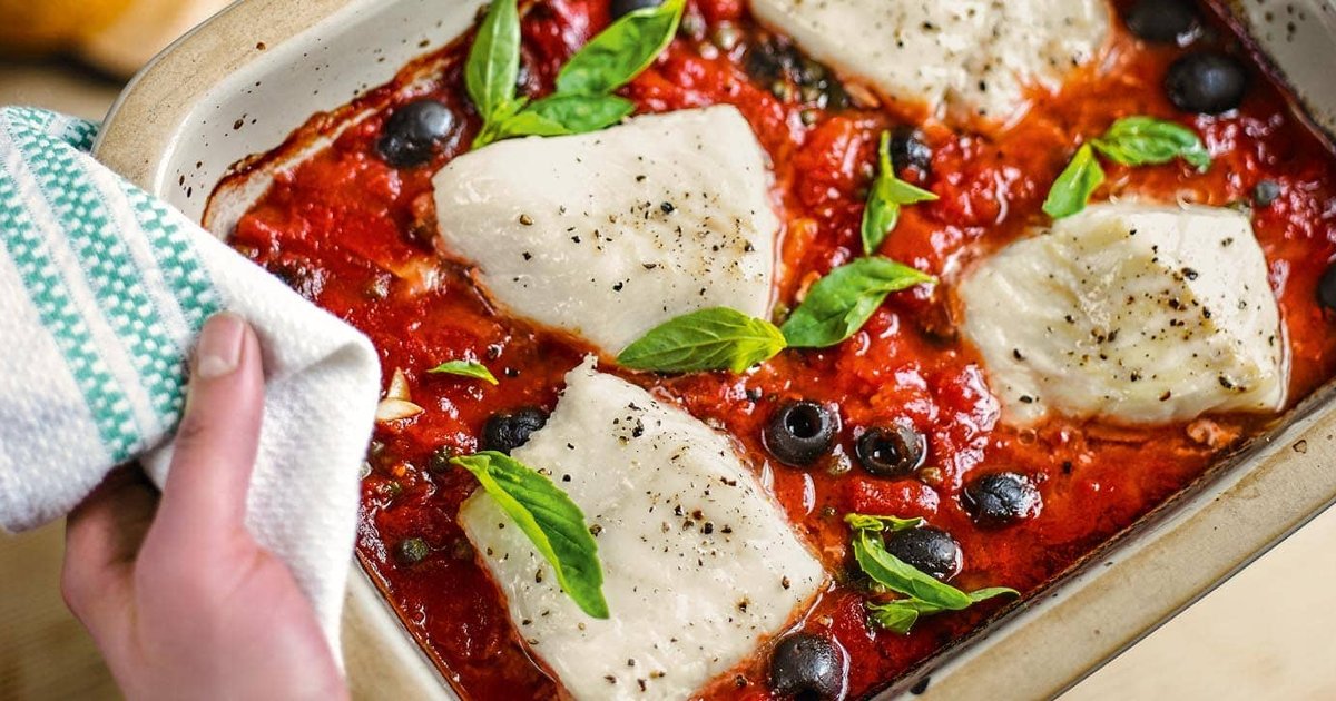 Recipe Sorrento-Style Plaice Fillet - The Recipes Club
