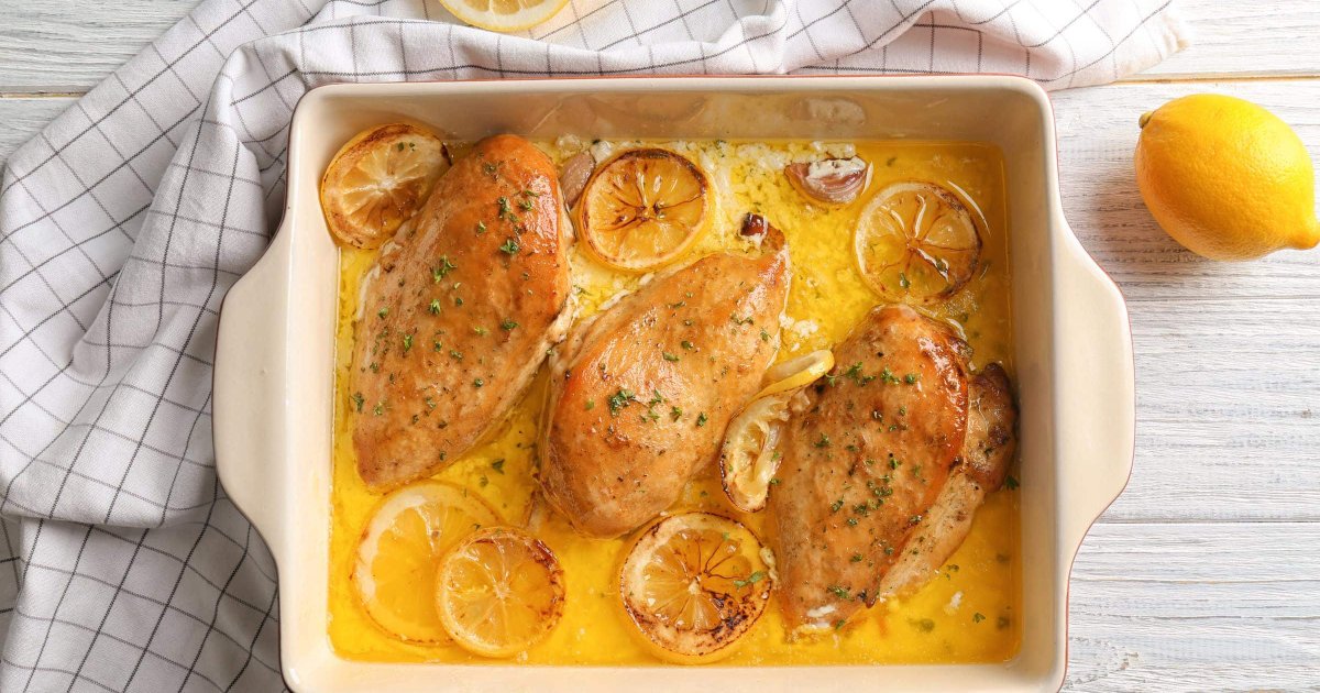 Recipe Baked Lemon Chicken Breasts - The Recipes Club
