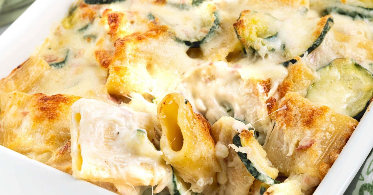 Recipe Creamy Baked Pasta with Zucchini - The Recipes Club
