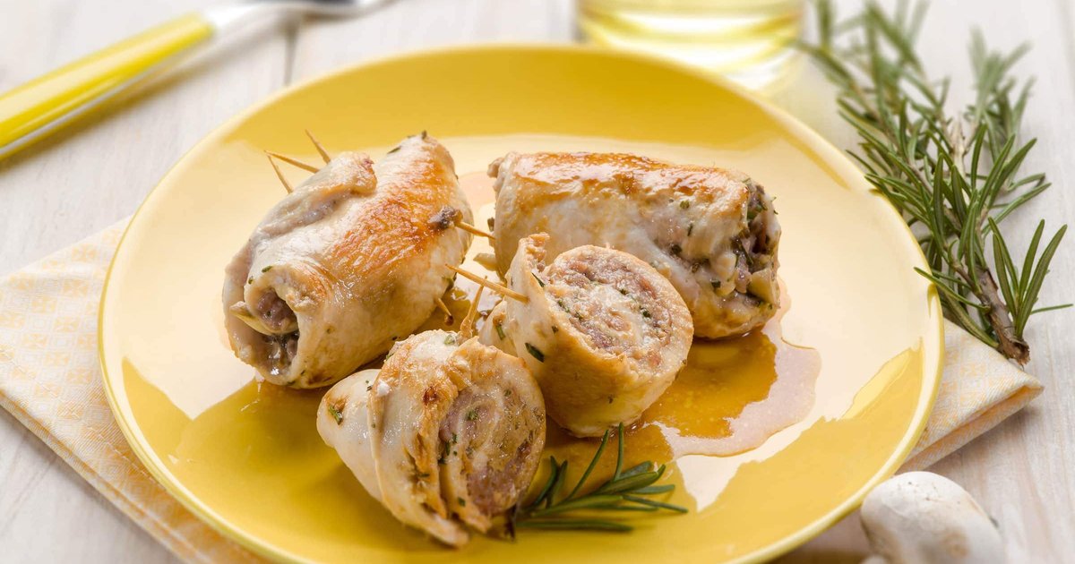 Recipe Meat and Mushroom Roll-Ups - The Recipes Club