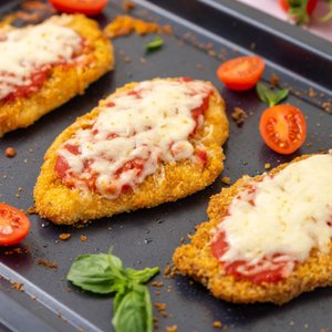 Chicken Cutlets Pizza-Style