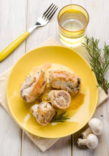 Recipe Meat and Mushroom Roll-Ups