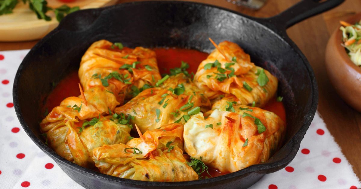 Recipe Vegetarian Cabbage Rolls - The Recipes Club