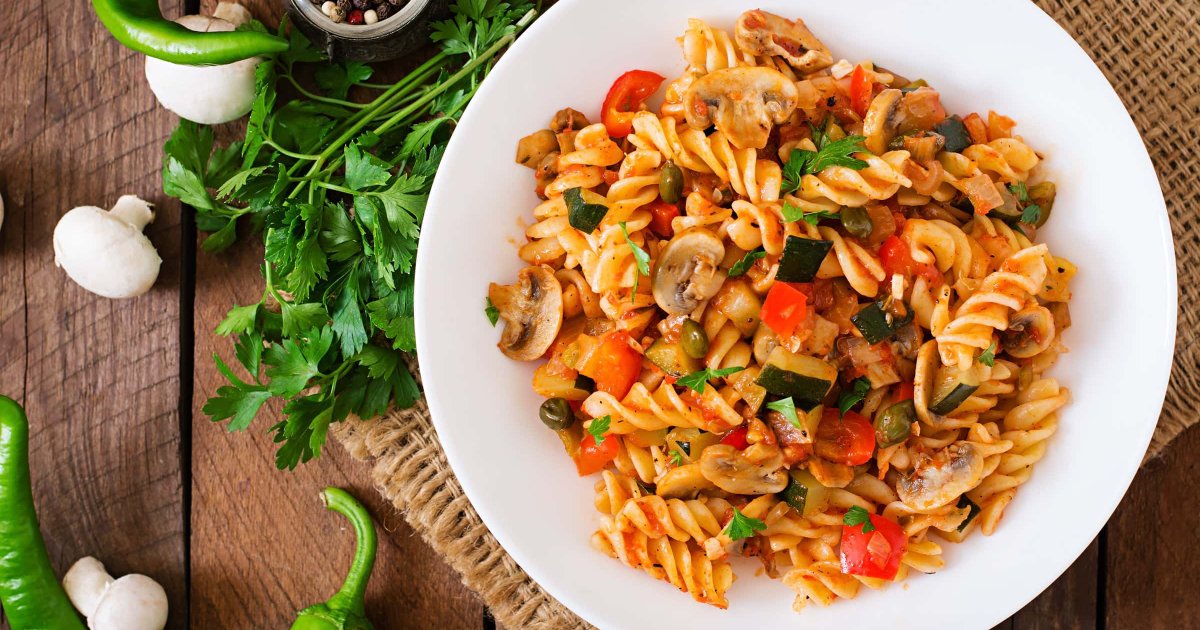 Recipe Easy Veggie Pasta - The Recipes Club