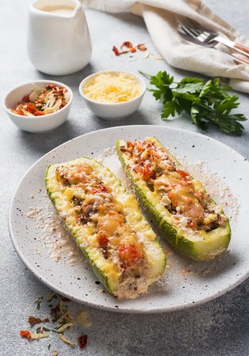 Recipe Vegetarian Stuffed Zucchini