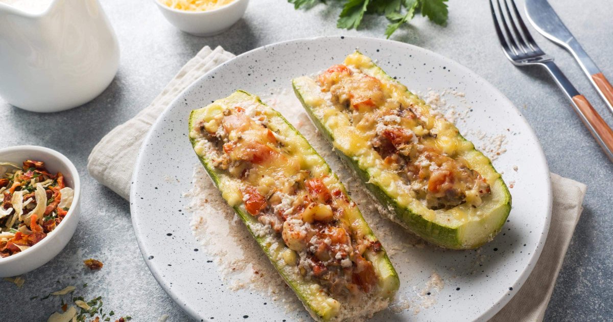 Recipe Vegetarian Stuffed Zucchini - The Recipes Club