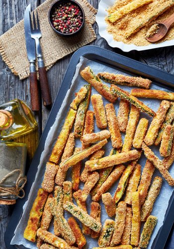Recipe Crispy Baked Zucchini Sticks