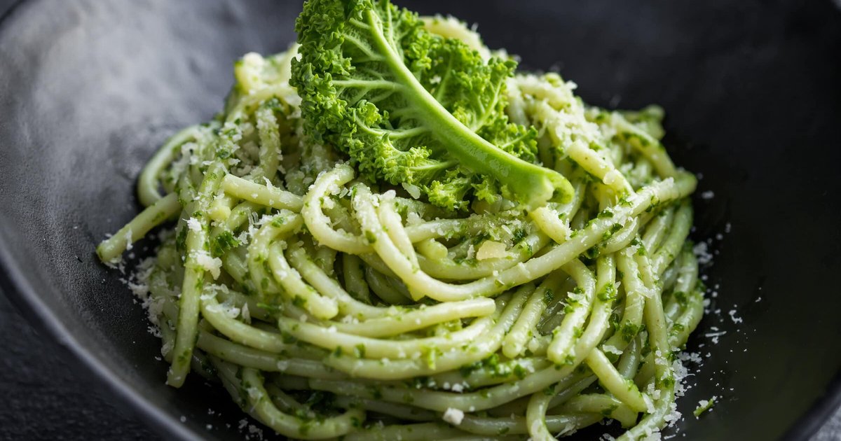 Recipe Kale Pesto Pasta - The Recipes Club