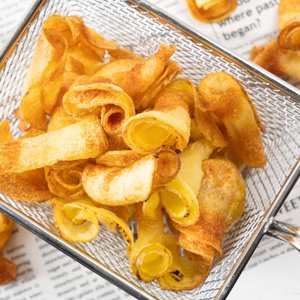 Potato Roll Chips, Crispy French Fries