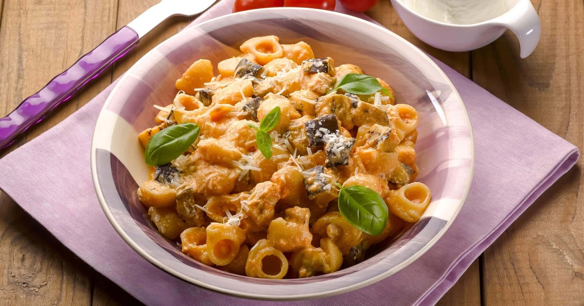 Recipe Eggplant Ricotta Pasta - The Recipes Club