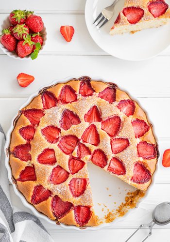 Recipe Healthy Fresh Strawberry Cake