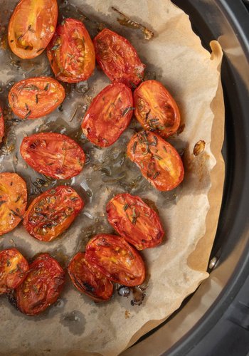Recipe Air Fryer Confit Cherry Tomatoes – Quick and Easy