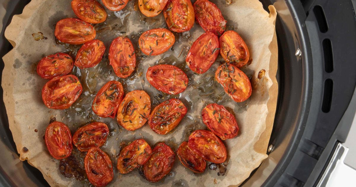 Recipe Air Fryer Confit Cherry Tomatoes – Quick and Easy - The Recipes Club