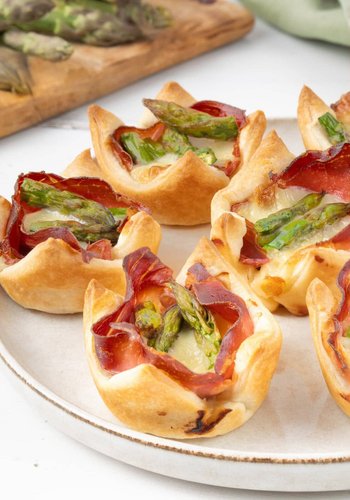 Recipe Asparagus Puff Pastry Baskets