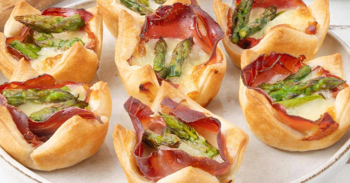 Recipe Asparagus Puff Pastry Baskets - The Recipes Club