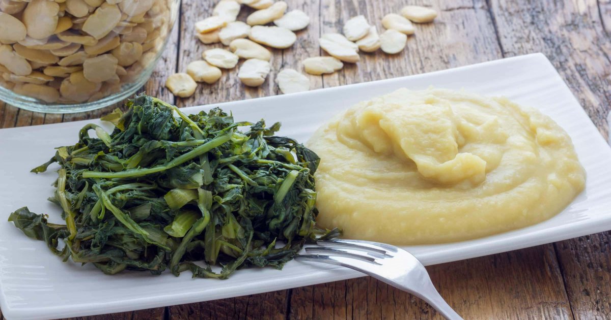 Recipe Broad Bean Purée with Chicory – Traditional Puglian Recipe - The Recipes Club