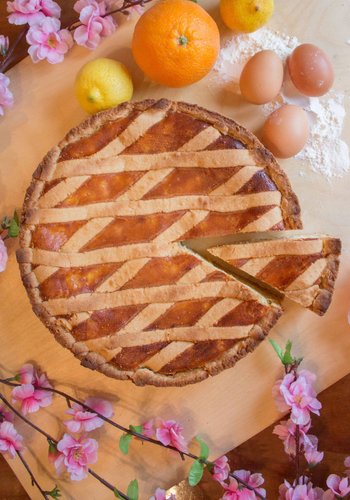 Recipe Italian Easter Rice Pie (Pastiera di Riso)