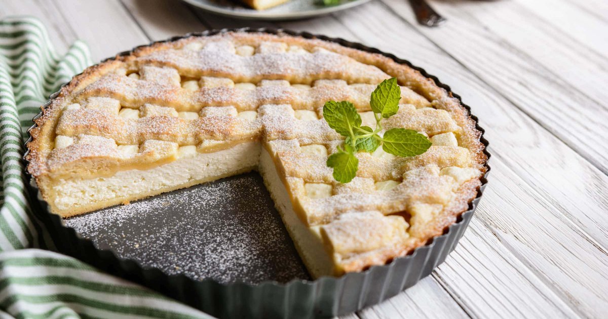 Recipe Ricotta Cheese Tart with Chocolate Chips - The Recipes Club