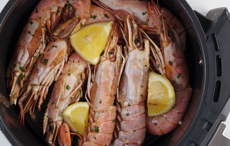 Air fryer jumbo shrimp recipe