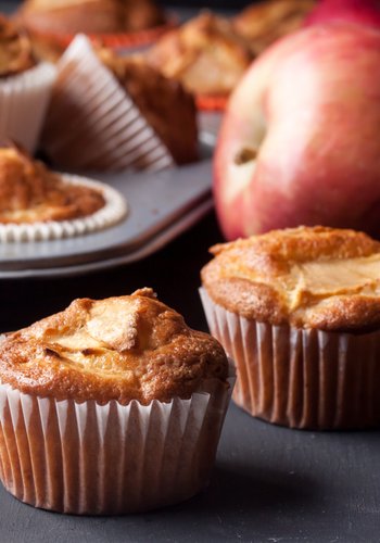 Recipe Apple and Rum Raisin Muffins