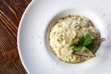 Recipe Artichoke Risotto with Cheese Fondue