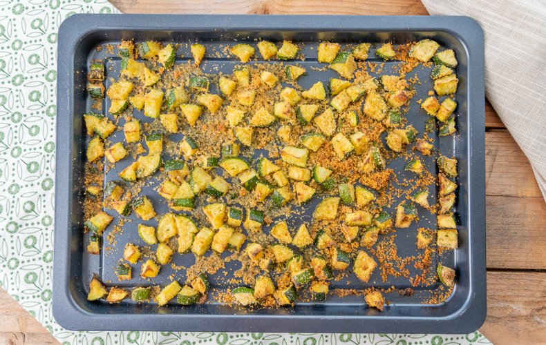 Baked Breadcrumb Zucchini recipe, photo 1
