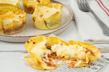 Recipe Baked Lasagna Cups
