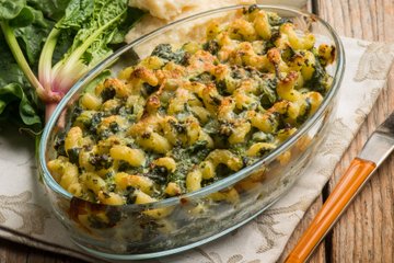 Recipe Baked Pasta with Gorgonzola and Spinach