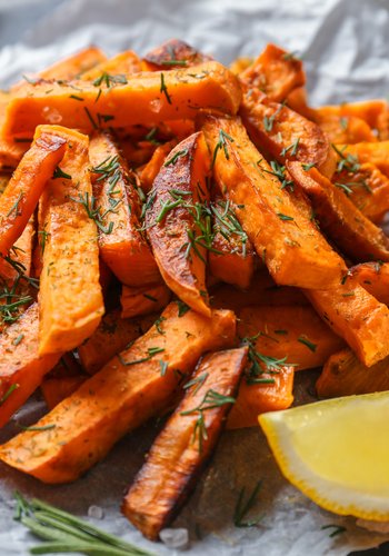 Recipe Baked Sweet Potatoes with Rosemary