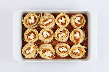 Baked tagliatelle nests, photo 10