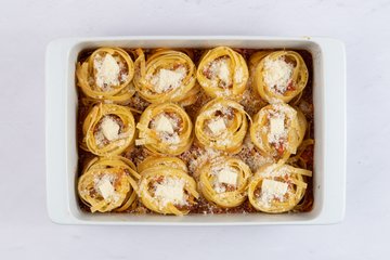 Baked tagliatelle nests, photo 13
