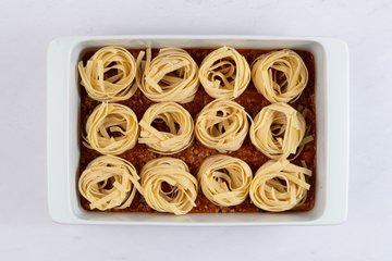 Baked tagliatelle nests, photo 8