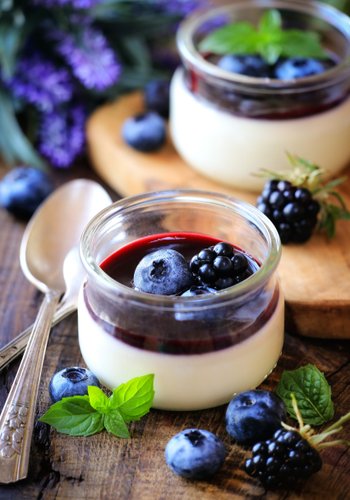 Recipe Blueberry Panna Cotta