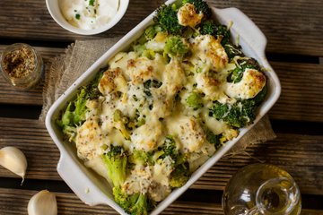 Recipe Broccoli and Cauliflower Gratin